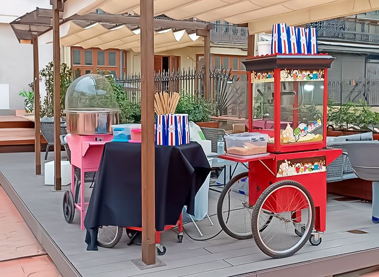 Carrito de palomitas de maíz VC·600 · Jocsair Hinchables Barcelona