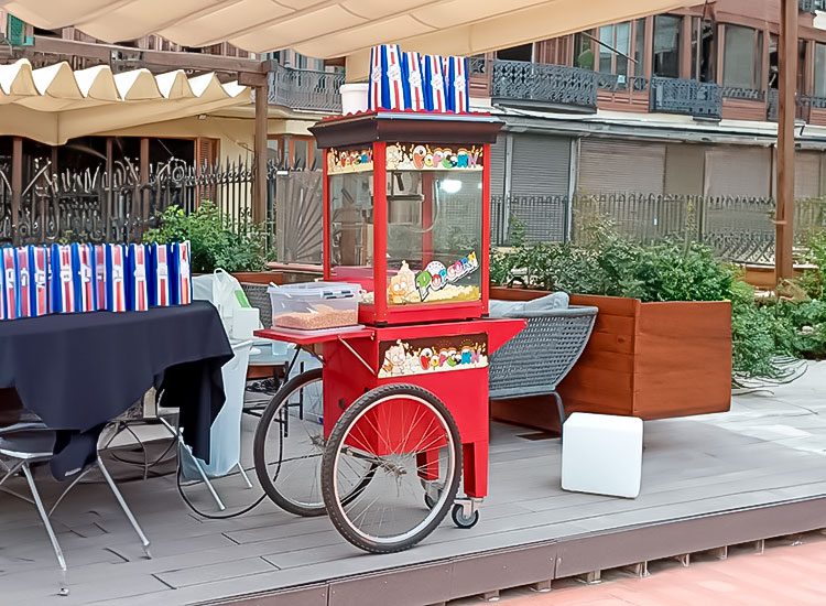 Carrito de palomitas de maíz VC·600 · Jocsair Hinchables Barcelona
