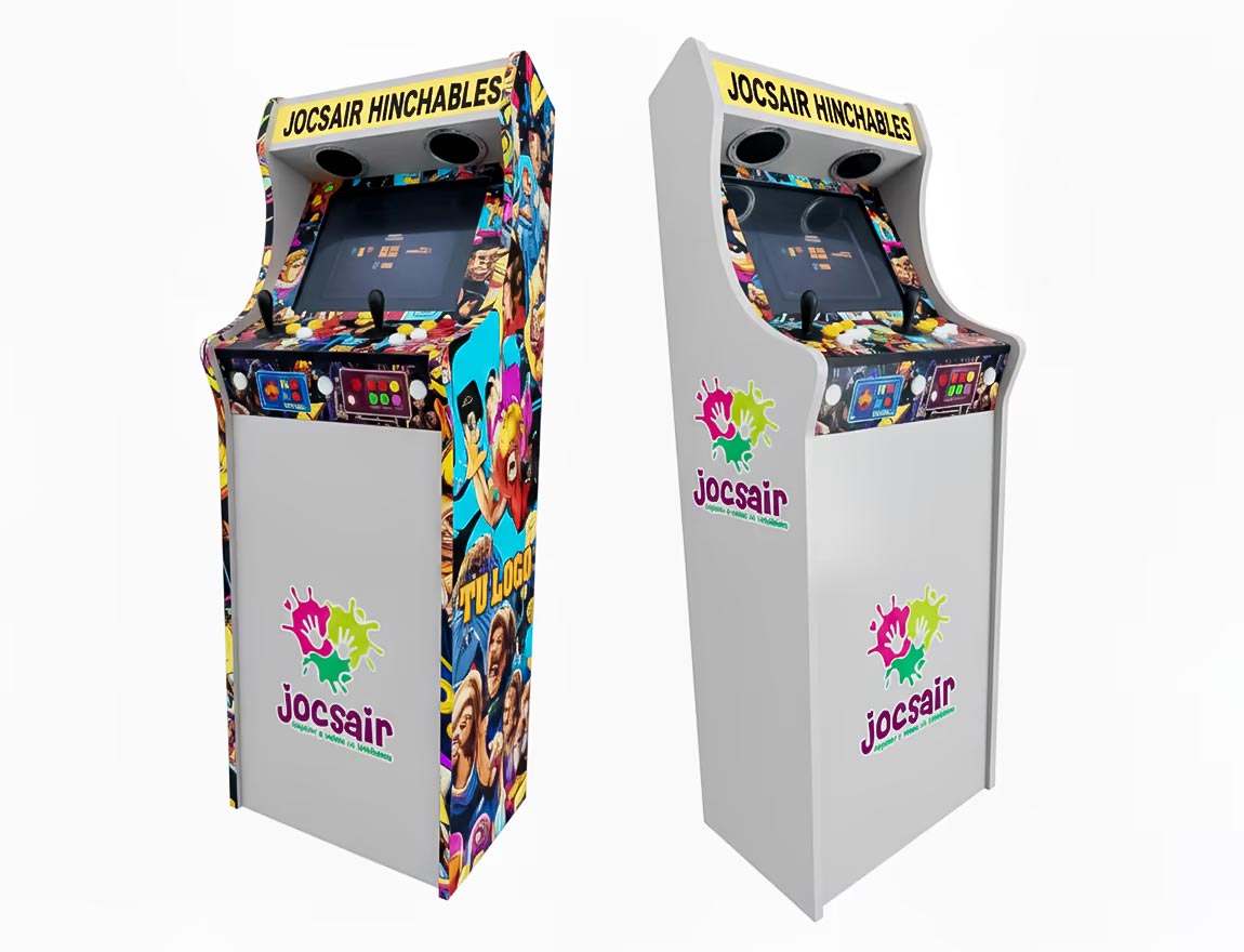 Arcade Personalizable para Eventos Barcelona · Jocsair Hinchables