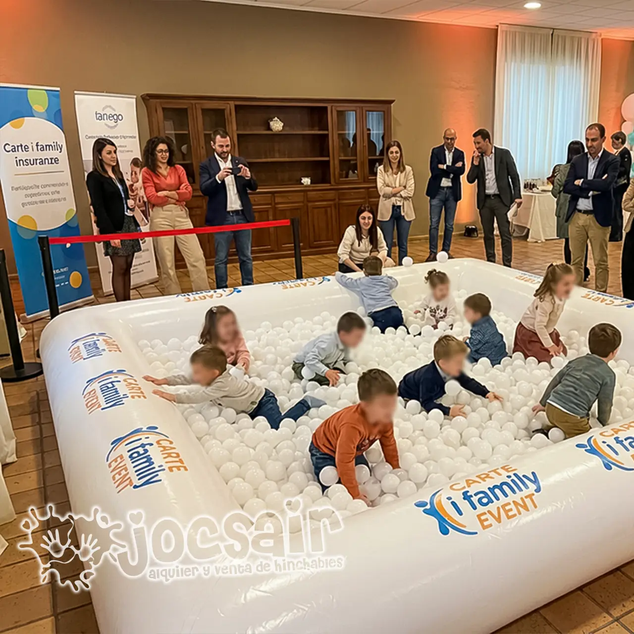 Piscinas de Bolas Blancas Perzonalizable Barcelona